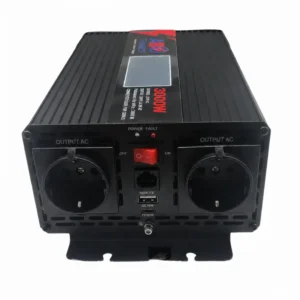 Convertisseur pur sinus 3000W 24V vers 230V ABE France avec écran LCD et télécommande